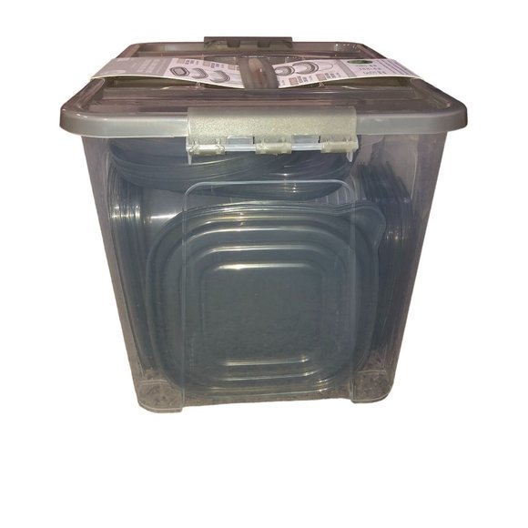 Core Multi-Used Food Storage Containers Variety Pack Gray Clear NEW 100 Pcs - Picture 4 of 16